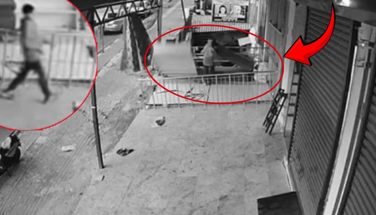 Ölümden saniyeyle kurtuldu! Rüzgarın devirdiği rafın altında kalacaktı..