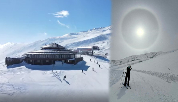 Gökyüzünde büyüleyici ışık halkası görüntülendi