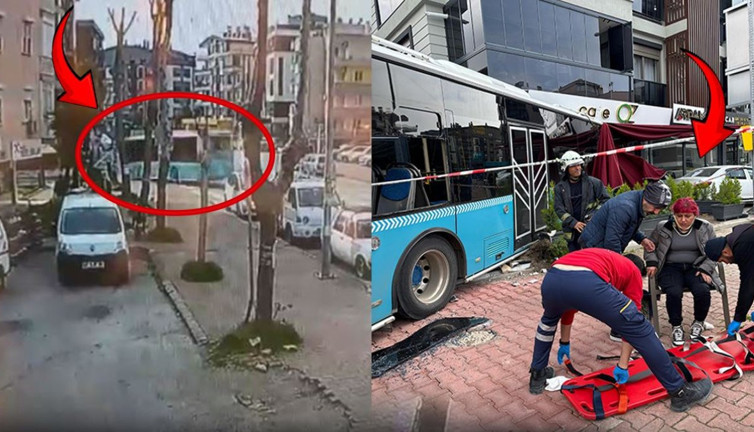 Antalya'da halk otobüsü kafeye daldı! Ortalık savaş alanına döndü: Yaralılar var