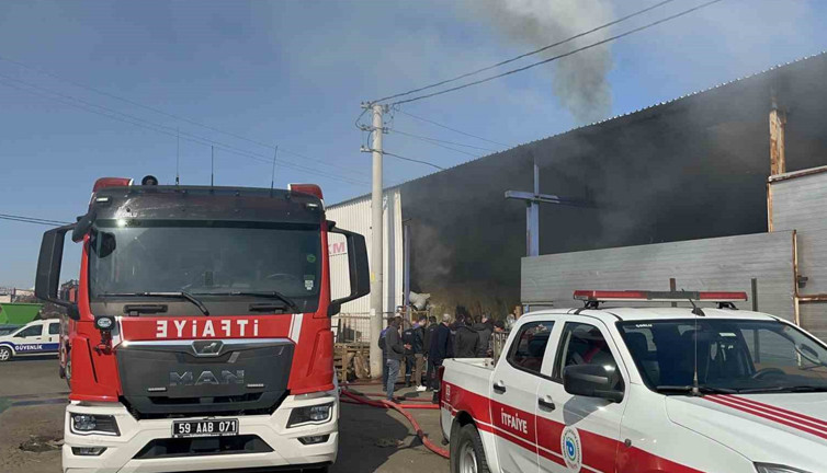 Deneme testinde yangın çıktı