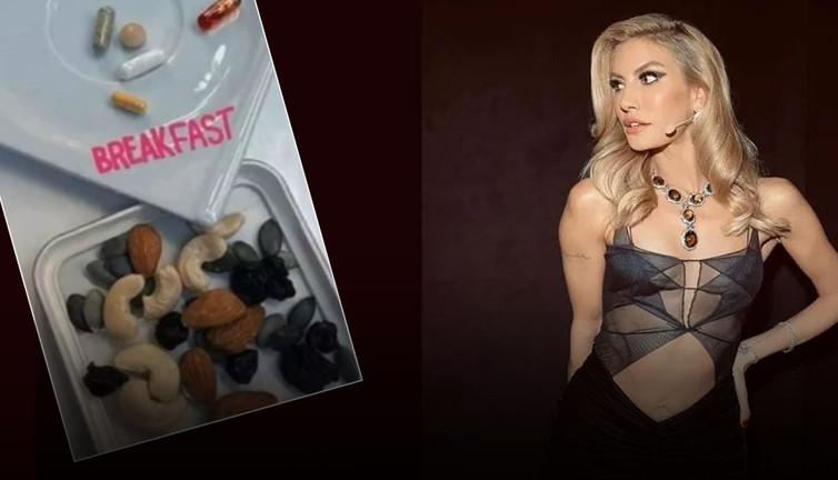 Çağla Şıkel’in bu kez akşam yemeği olay oldu! Kahvaltısı gündem olmuştu