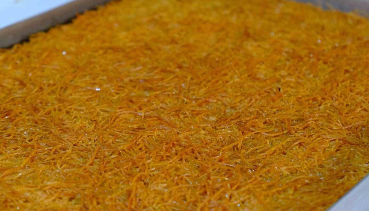 Erzincan'ın kesme kadayıfı Ramazan'ın vazgeçilmezi oldu