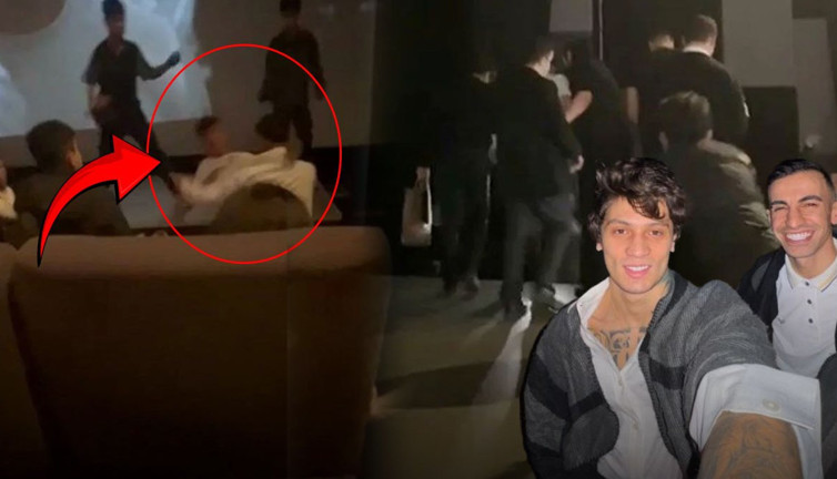 Rapçi Çakal'ın hayran buluşmasında kavga çıktı! Tekme yumruklar havada uçuştu