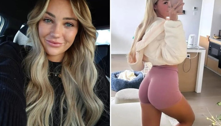 Genç kadının markette giydiği elbise olay oldu