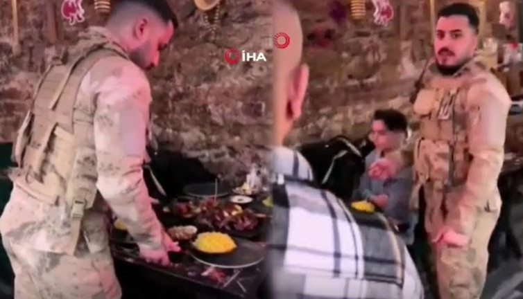 Görüntüler tepki çekmişti: Askeri üniforma servisinde pes dedirten savunma!