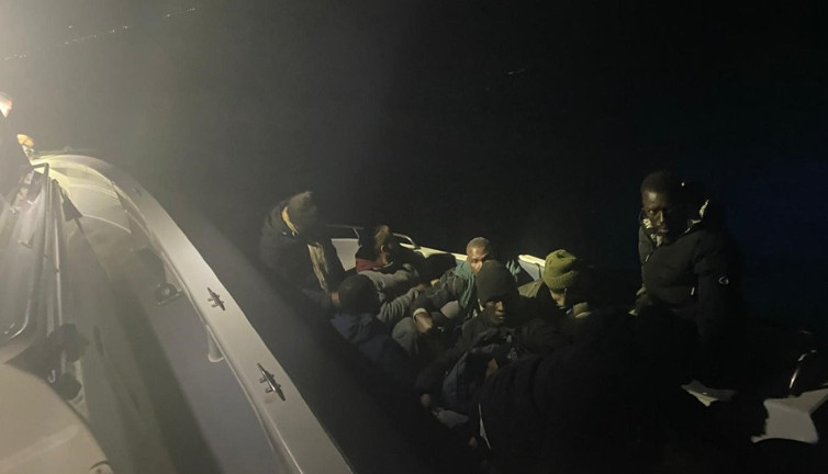 Bodrum'da 7 düzensiz göçmen ve 1 kaçakçı yakalandı!