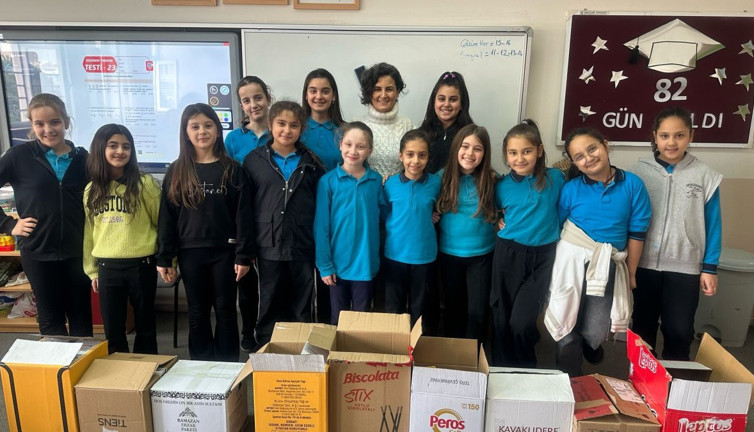 Minik yüreklerden büyük yardım