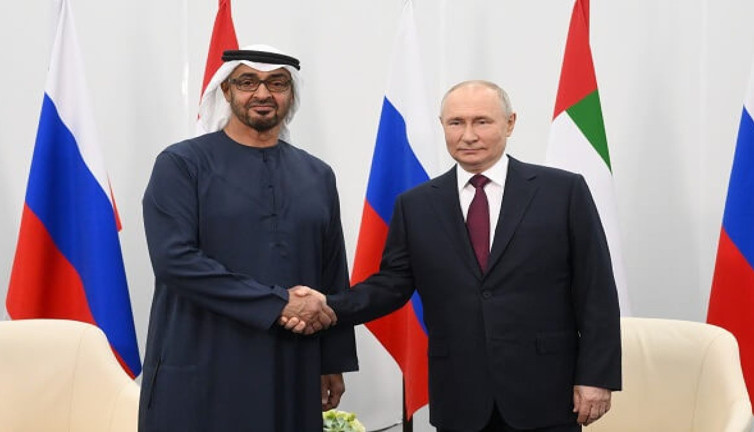 Putin ve Al Nahyan Ukrayna krizini görüştü