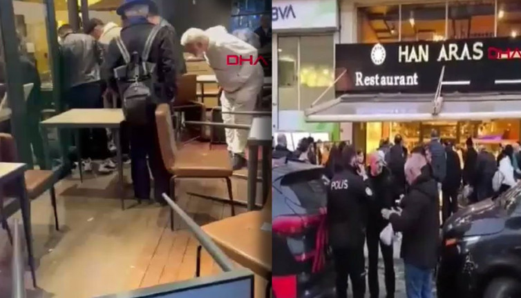 Mecidiyeköy'de restoran tarandı! 1'i çocuk 3 yaralı