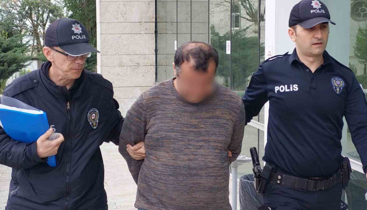 Samsun'da polise kafa atan şahıs tutuklandı