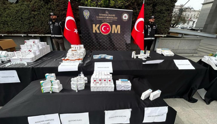 İstanbul’da 235 milyon liralık kaçak ilaç operasyonu