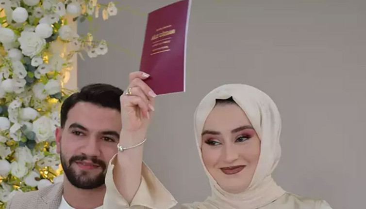Aile ve Gençlik Fonu ile evlenen ilk çiftin nikahı kıyıldı!
