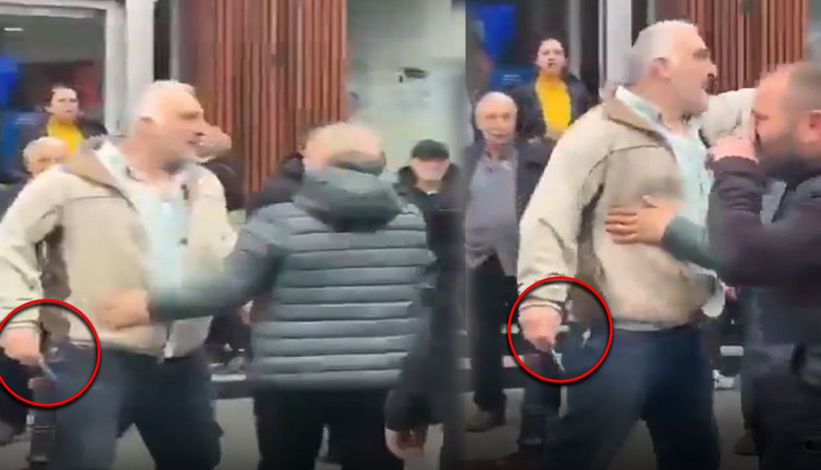 Trabzon'da İmamoğlu standına bıçaklı saldırı! Yaralı var