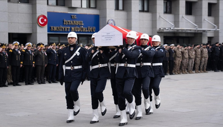 İstanbul’da şehit bekçi Uğur Gölçek'e son veda!