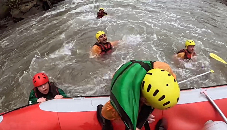 Düzce’de adrenalin ve korku bir arada
