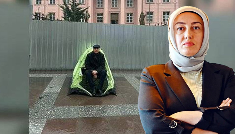 Bakanlık önünde nöbet tutan Tanal'a destek Ayşe Ateş’ten geldi ‘Ben de geliyorum’