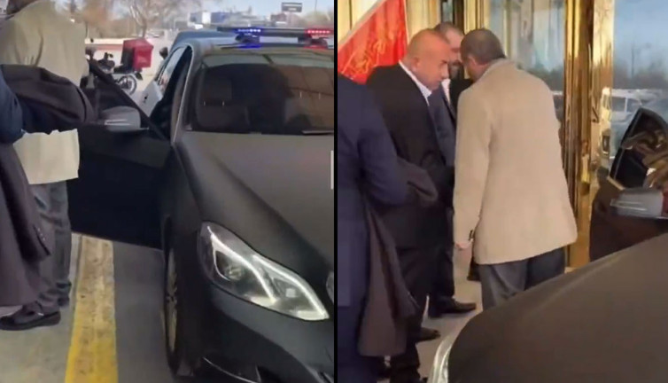 Salça satan padişah torununun çakarlı araçla gezdiği ortaya çıktı