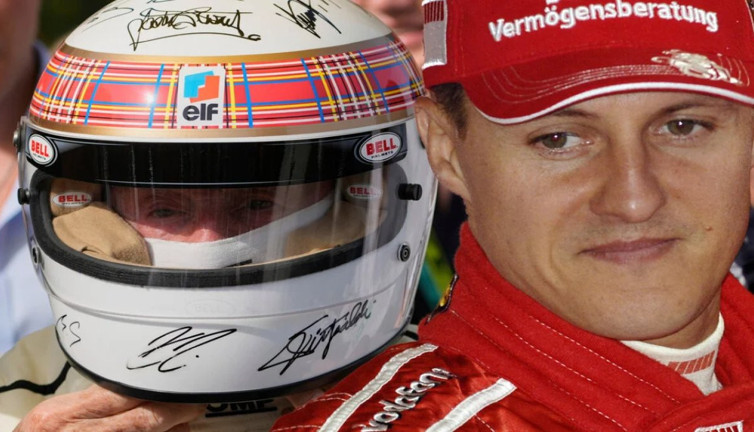 Schumacher'den duygusal anlar:11 yıl sonra eşinin yardımıyla başardı