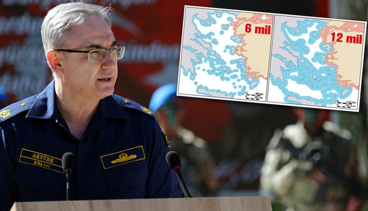 MSB'den Yunanistan'a '12 mil' tepkisi