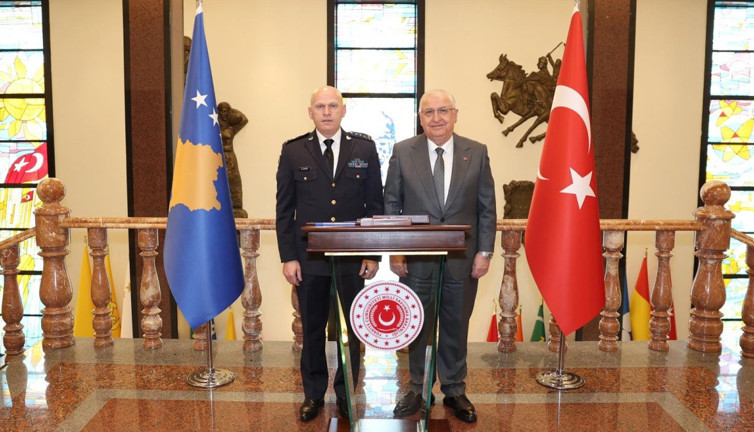 Güler, Kosova Genelkurmay Başkanı Jashari’yi kabul etti