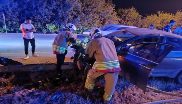 Kaza yapan gence baba fırçası