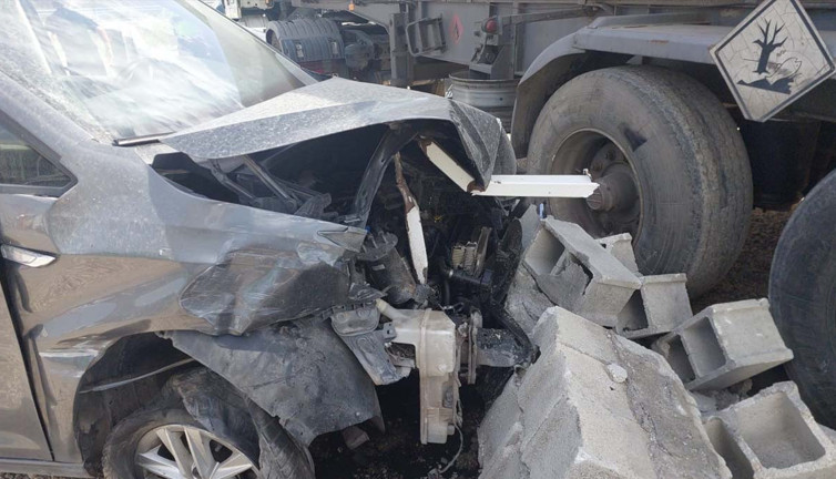 Gaziantep’te korku dolu anlar! Sara nöbeti geçirdi: Yakıt tankerine çarptı