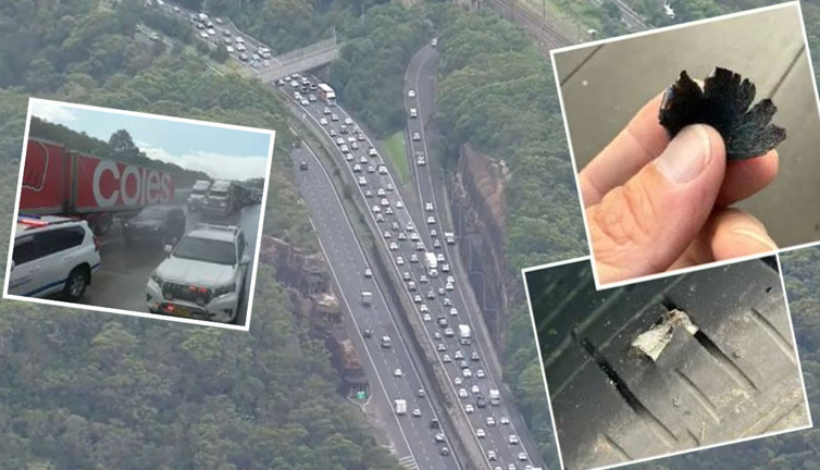 300 aracın lastiği aynı anda patladı! Avusturalya’da otoyolda uzun araç kuyrukları oluştu!