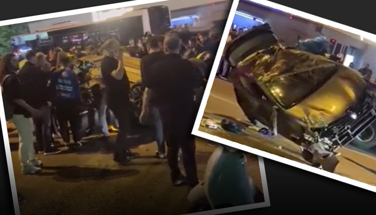 Beşiktaş’ta takla atan araçta can pazarı