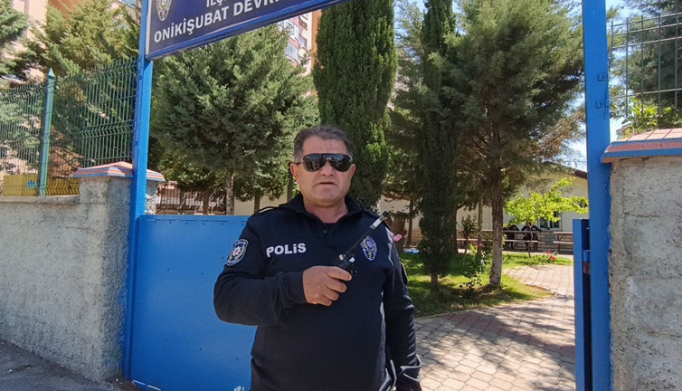 Polis memuru Çetin’in son anonsu yürekleri dağladı