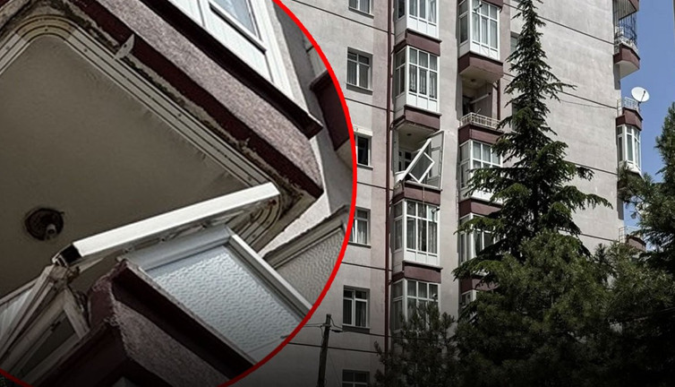 Gaz sıkışması sonucu patlama! Mahalle sakinleri büyük panik yaşadı