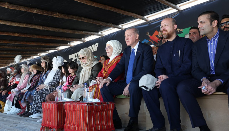 Erdoğan'dan 7. Etnospor Kültür Festivali'ne ziyaret