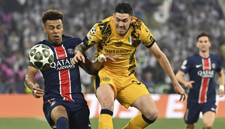 Paris Saint-Germain Şampiyonlar Ligi finalinde Inter'i beş golle geçti