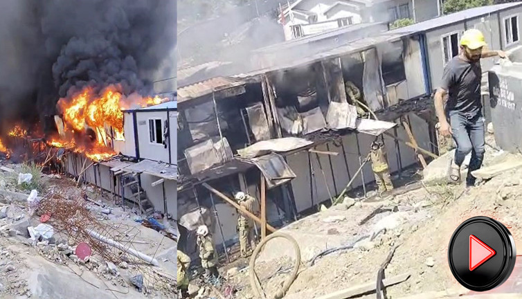 Konteynerler kül oldu! : Gaziosmanpaşa’da panik anları