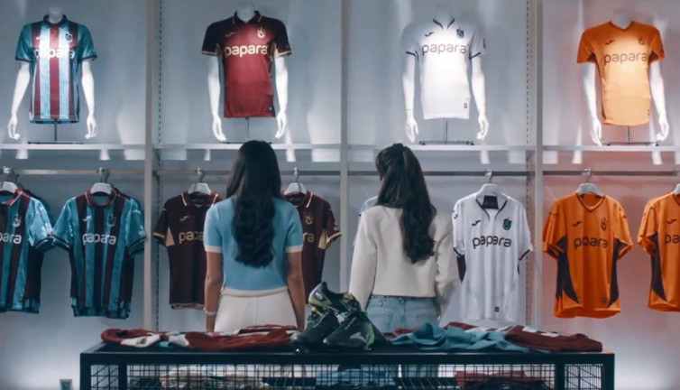 Trabzonspor formalarını kliple tanıttı: Futbol dünyasında ilk olacak