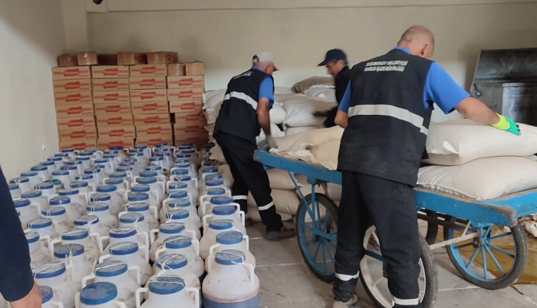 Ağrı'da sıkı denetim! 8 ton pestil ele geçirildi