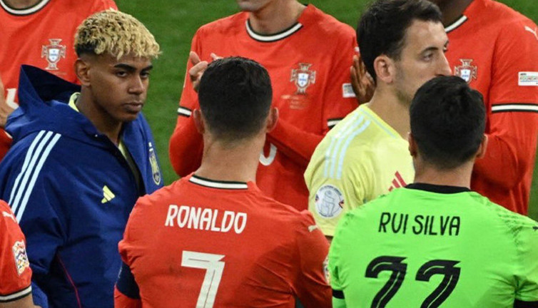 Yamal'dan Ronaldo'ya büyük ayıp: Sosyal medyada tepki yağdı