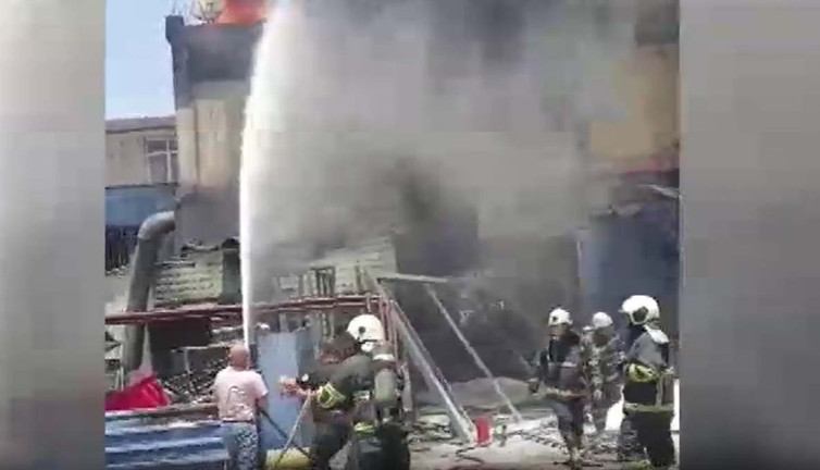 Sanayi sitesinde tüp patladı: Bölgeye çok ayıda ekipler sevk edildi