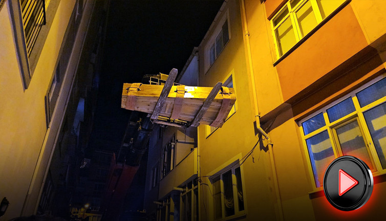 Çatı katında gizemli ölüm! Edirne’de 4 gündür haber alınamıyordu: Vinçle indirildi