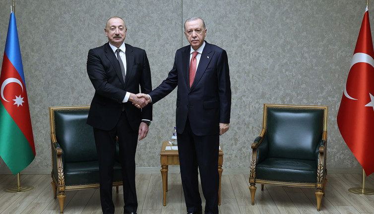 Erdoğan, Aliyev ile görüştü