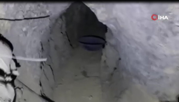 Teröristlerin lüks mağarası ele geçirildi