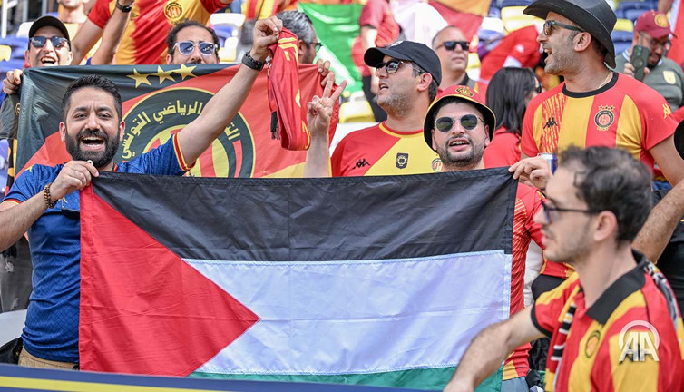 Kulüpler Dünya Kupası'nda Filistin bayrağı