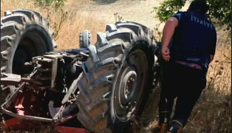 Uzunköprü’de acı olay! Çiftçi traktörün altında kaldı