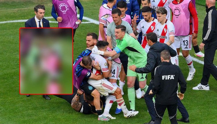 Inter-River Plate maçının ardından ortalık savaş alanına döndü!