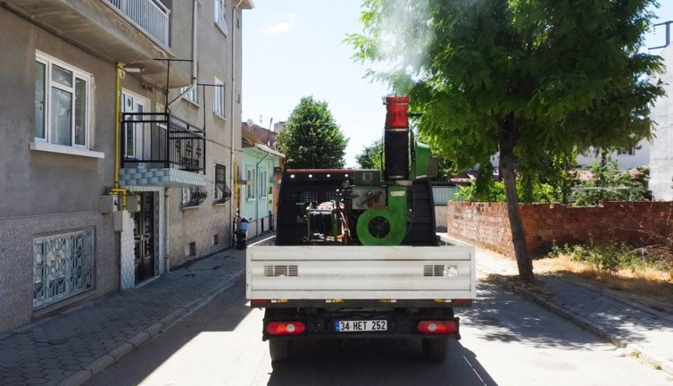 Haşerelere karşı sahada mücadele!