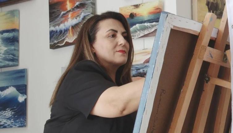 Ruhun fırçasından sanatın izleri! El emeğiyle şifa bulan ruhlar