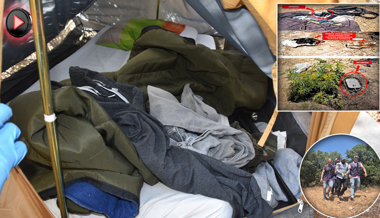 Suç makinesini komandolar yakaladı! Dağda Robinson Crusoe hayatı yaşadı: Sulama sistemi ve ayı kapanı tuzağı kurdu