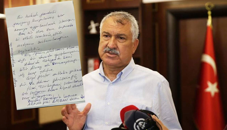 Tutuklanan Zeydan Karalar'dan ilk mesaj