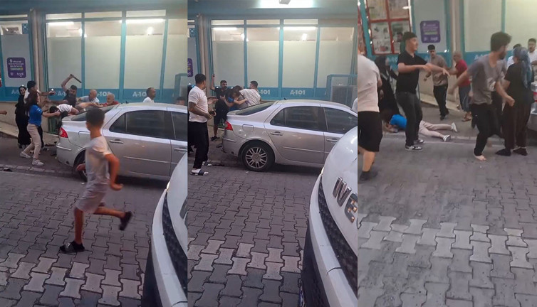 Kasiyer başına darbeyle yere yığıldı