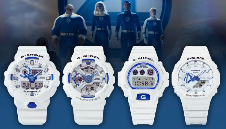Marvel ve G-Shock’tan 60’lara saygı duruşu: Fantastik Dörtlü koleksiyonu geliyor
