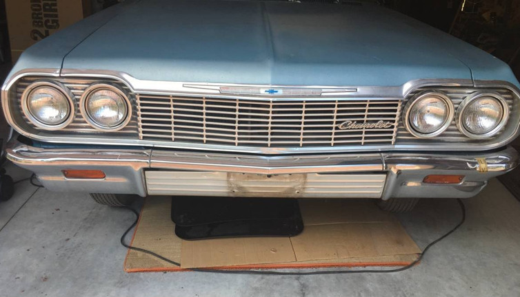 40 yıl garajda kaldı, şimdi satışta: 1964 Chevrolet Bel Air yeni sahibini bekliyor